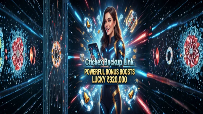 “Casino chips, cards, and digital betting interface powered by the crickex backup link”
